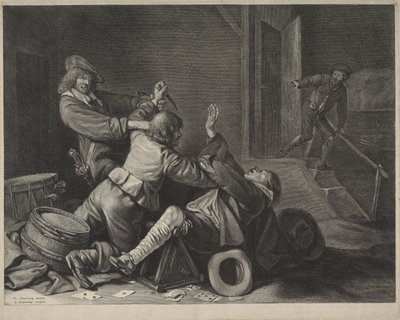 De steekpartij door Gerard ter Borch