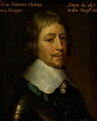Portret van Frederik Hendrik, Prins van Oranje door Gerard van Honthorst (workshop of)
