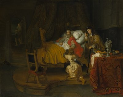 Isaak Zegent Jakob door Gerbrand van den Eeckhout