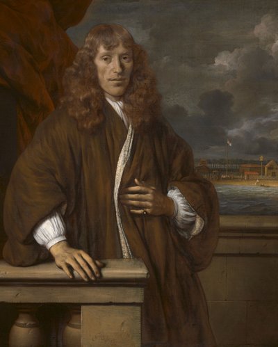Portret van een officier van de Verenigde Oost-Indische Compagnie door Gerbrand van den Eeckhout