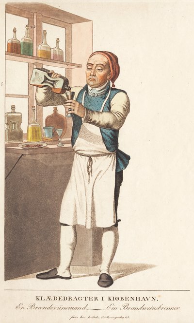 Brandewijnman door Gerhard Ludvig Lahde