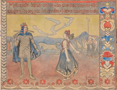 Die Müllerstochter door Gerhard Munthe