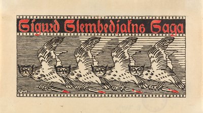 Für Snorre Sturlason, Königssagas, Kristiania 1899 door Gerhard Munthe