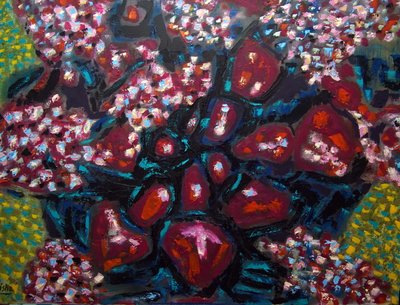 Abstract Bloem I, 2023 door Gerhardt Isringhaus