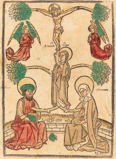 Stamboom van Christus door German 15th Century