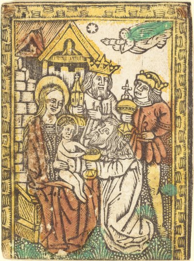 De Aanbidding der Wijzen door German 15th Century