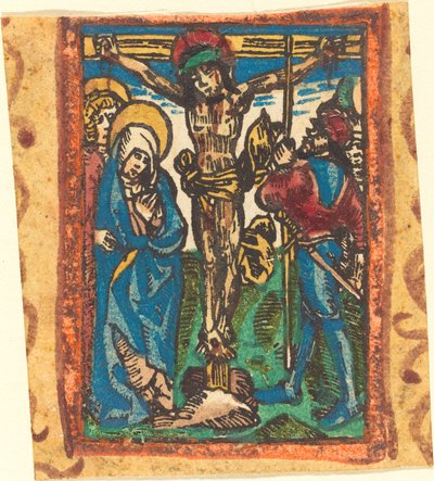 De Kruisiging door German 15th Century