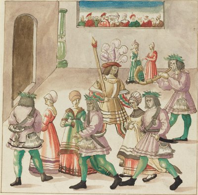 Maskerade door German 16th Century