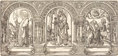 Christus en Zijn Discipelen V door German 16th Century after Martin Schongauer
