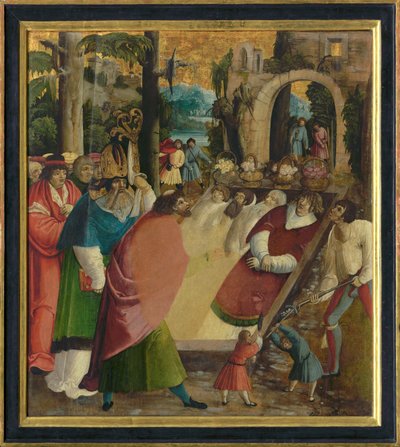 Vondst van de Relieken van Sint Stefanus de Eerste Martelaar, ca. 1515 door German Master