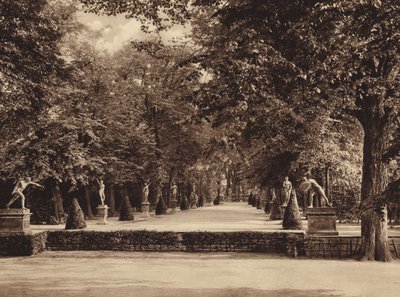 Tuintheater, Tuinen van Herrenhausen, Hannover (z/w foto) door German Photographer