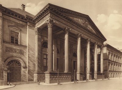 Paleis Leine, Hannover (z/w foto) door German Photographer