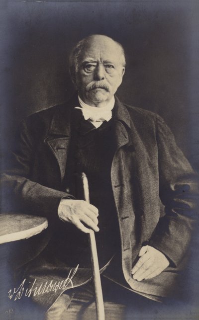 Otto von Bismarck (z/w foto) door German Photographer
