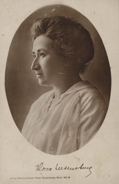 Rosa Luxemburg (z/w foto) door German Photographer