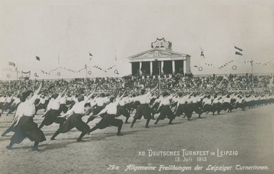 Twaalfde Duitse gymnastiekfestival, Leipzig door German Photographer