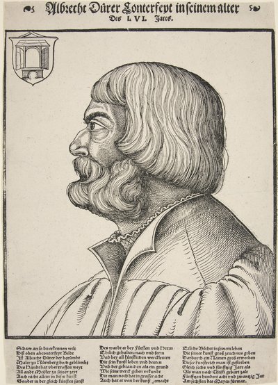 Albrecht Durer, 56 jaar oud door German School