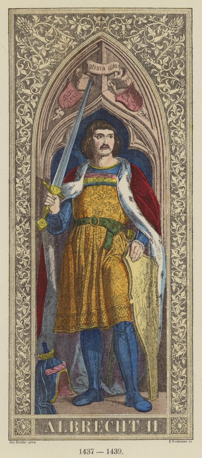 Albrecht II door German School