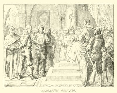 Anabaptistische gevangenen door German School