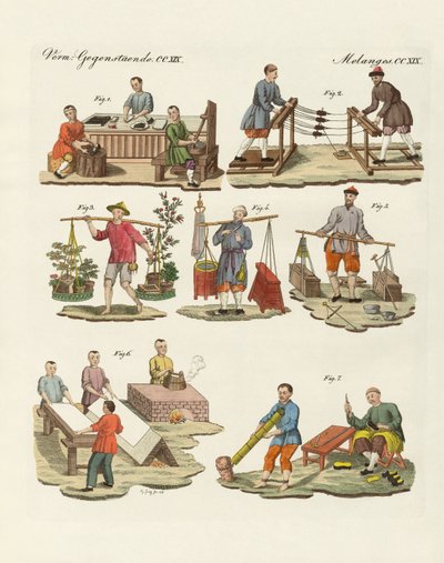 Kunst en handwerken in China door German School