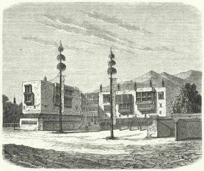 Boeddhistisch klooster in Tibet door German School
