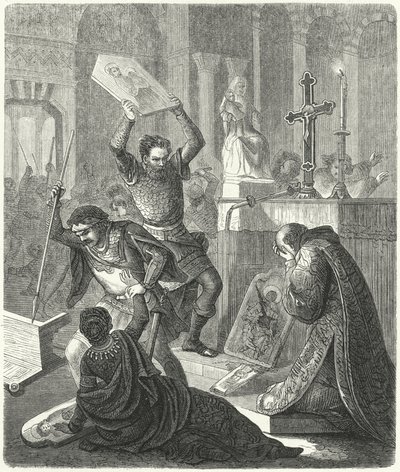 Byzantijnse iconoclasme, 8e eeuw door German School