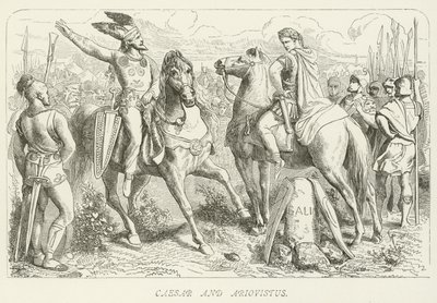 Caesar en Ariovistus door German School