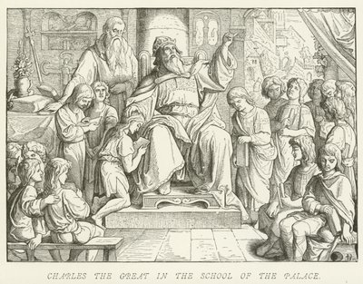 Karel de Grote in de Paleisschool door German School