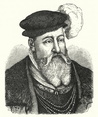 Christiaan III, Koning van Denemarken en Noorwegen door German School