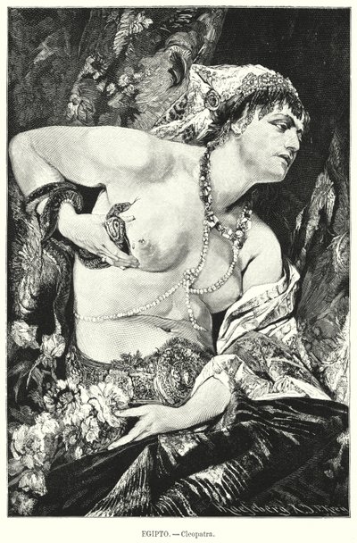 Cleopatra en de adder, Oud Egypte door German School