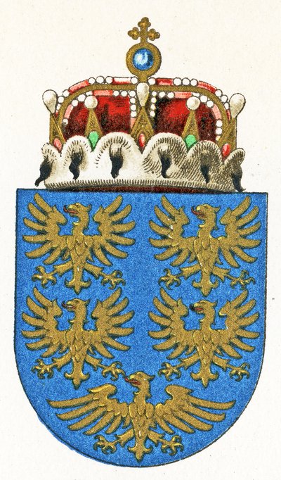 Wapen van Neder-Oostenrijk, ca. 1898 door German School