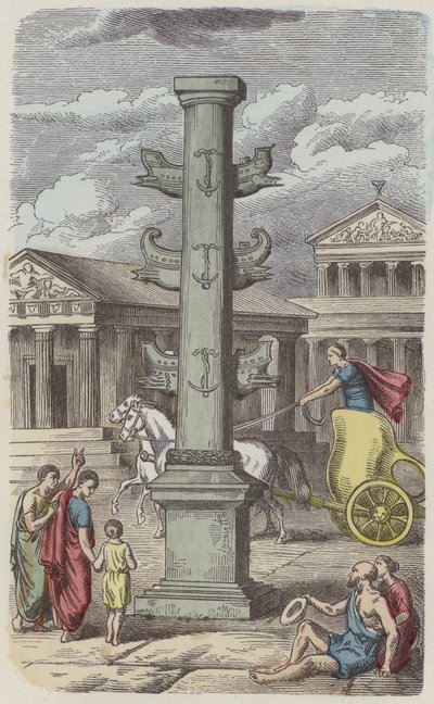 Zuil ter herdenking van een Romeinse zege door German School