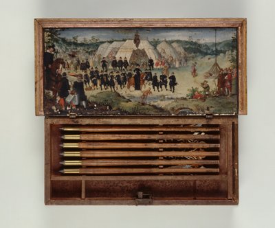 Kruisboogbouten doos van Prins Otto von Hessen door German School