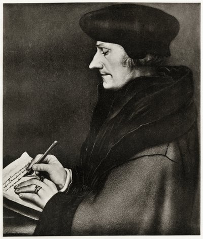Desiderius Erasmus van Rotterdam door German School