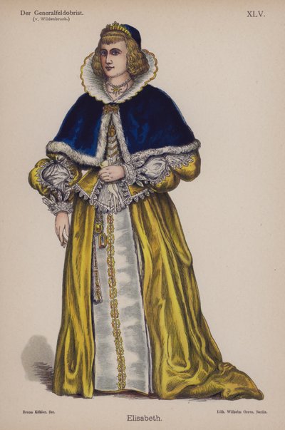 Elisabeth, uit Der Generalfeldoberst door Ernst von Wildenbruch door German School