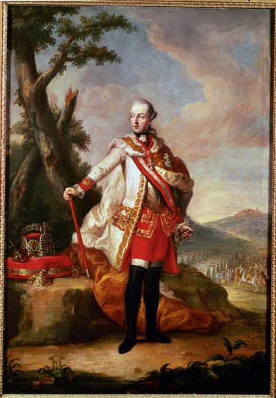 Keizer Jozef II ... (schilderij op doek) door German School