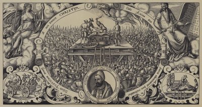 Executie van Lippold ben Chluchim, Meester van de Munt van Brandenburg, Berlijn, 28 januari 1573 door German School