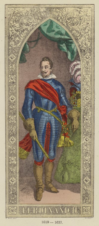Ferdinand II door German School