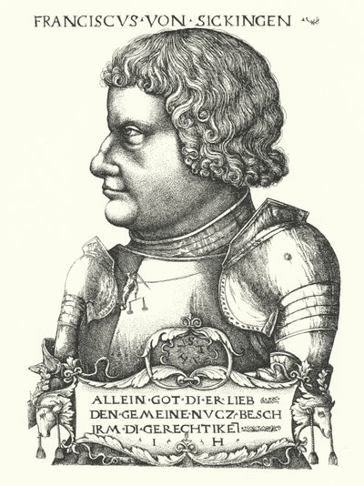 Franz von Sickingen, Duitse ridder uit de Reformatieperiode door German School