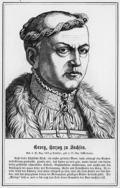 Georg, Hertog van Saksen door German School