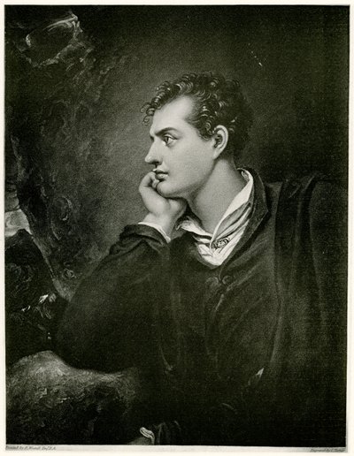 George Noel Gordon Lord Byron door German School