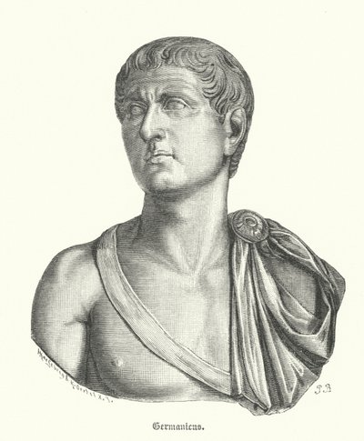 Germanicus, Romeinse generaal en vader van keizer Caligula door German School