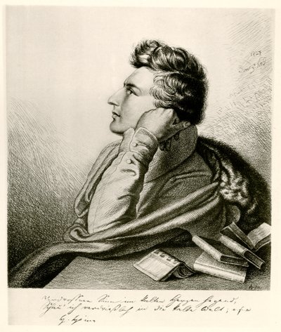 Heinrich Heine, 1884-90 door German School