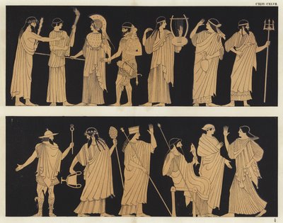 Herakles en Athena door German School