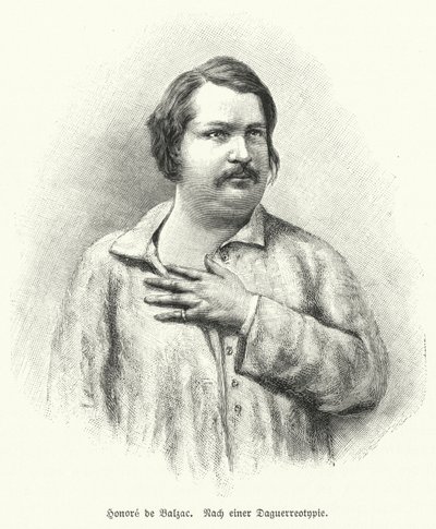 Honoré de Balzac, Franse romanschrijver en toneelschrijver door German School
