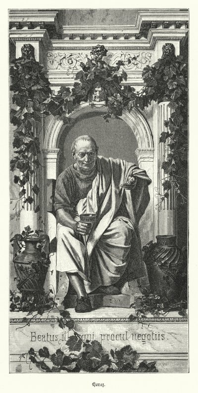 Horatius, Romeinse dichter door German School