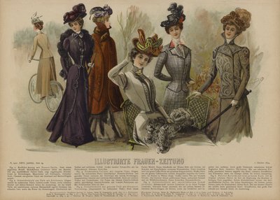 Illustratie voor Illustrirte Frauen-Zeitung door German School