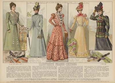 Illustratie voor Illustrirte Frauen-Zeitung door German School