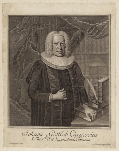 Johann Gottlob Carpzov door German School