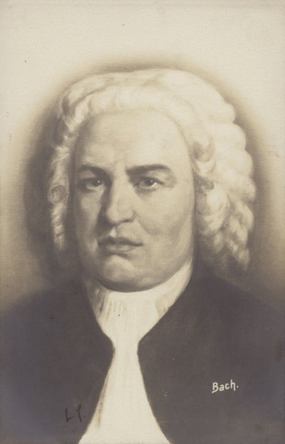 Johann Sebastian Bach, Duitse componist, organist, klavecinist, violist en altviolist uit de Barokperiode (1685-1750) door German School