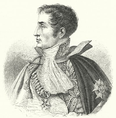 Joseph Bonaparte, Koning van Spanje als Joseph I door German School